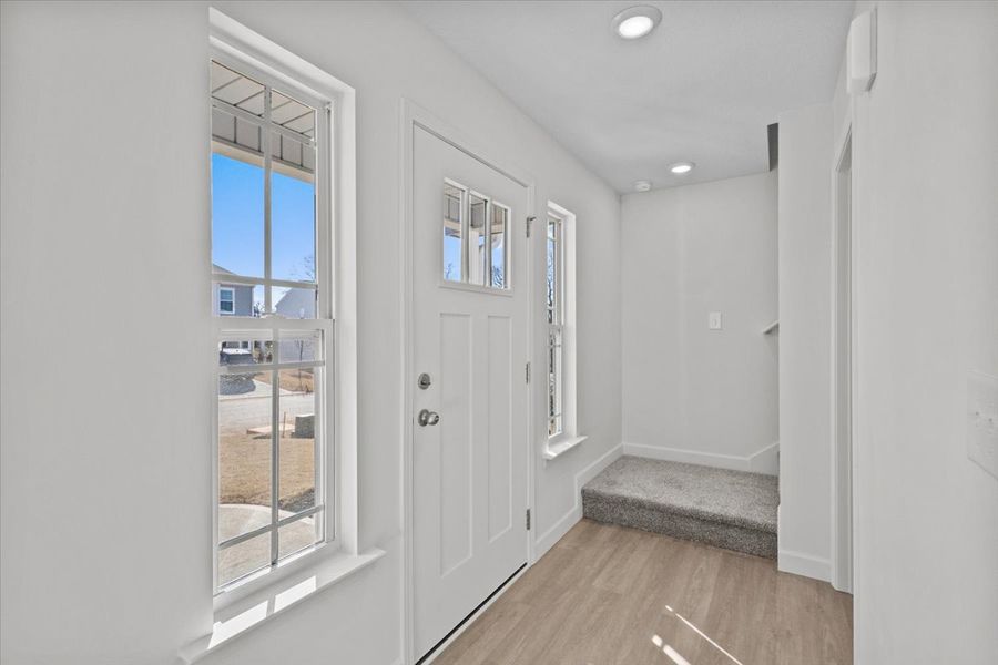 Representative unfurnished interior of a home built from the Roebuck by Enchanted Homes in Las Palomas Country Club Estates, La Vernia (Image 40).