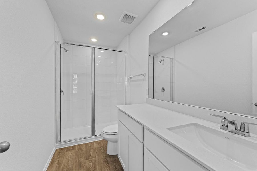 Furnished interior view inside a new home in Valverde, Bastrop (Image 6).