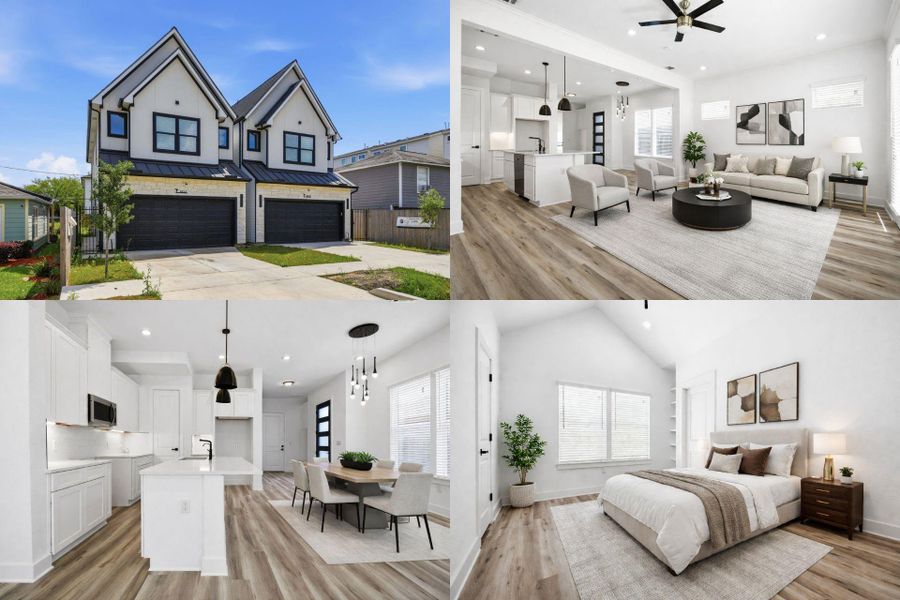 Furnished interior view inside a new home in , Houston (Image 7). Furnished interior view inside a new home in , Houston (Image 7).