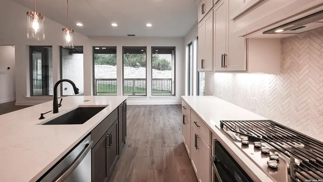 Furnished interior view inside a new home in Hidden Canyon, San Antonio (Image 11).