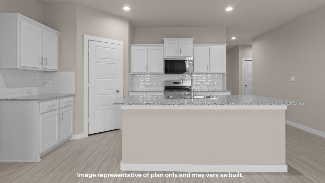 Furnished interior view inside a new home in Homestead at Parks Bell Ranch, Odessa (Image 6).