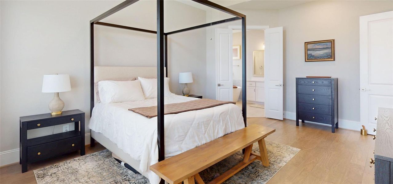 Room enough for a king bed.