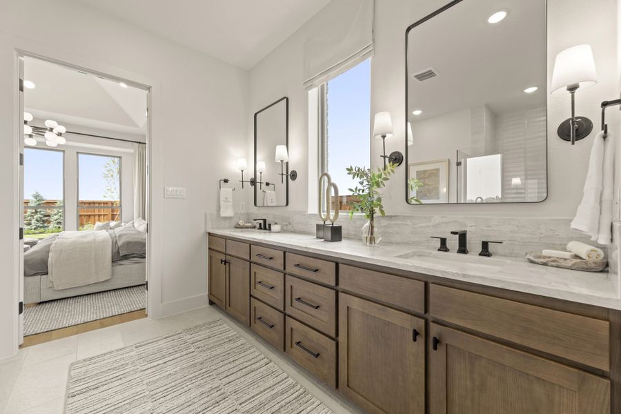Representative furnished interior of a home built from the 5062 by Tradition Homes in The Parks at Wilson Creek, Celina (Image 14). Representative furnished interior of a home built from the 5062 by Tradition Homes in The Parks at Wilson Creek, Celina (Image 14).