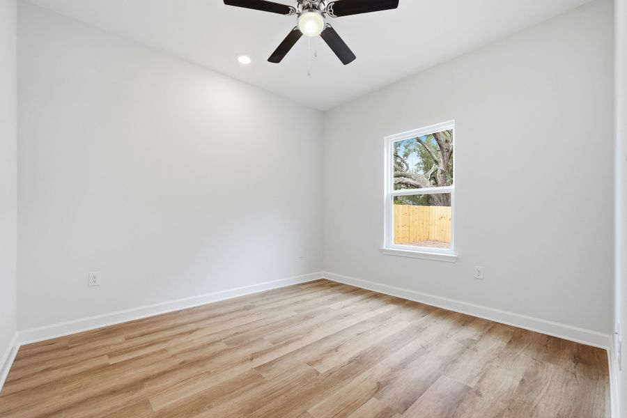 Spacious, unfurnished interior of a new home in Live Oak Cottages, Freeport (Image 20). Spacious, unfurnished interior of a new home in Live Oak Cottages, Freeport (Image 20).