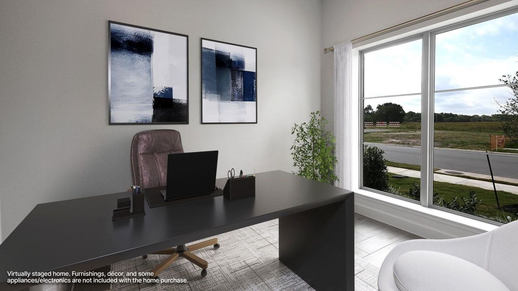 Furnished interior view inside a new home in Juniper Springs, Lockhart (Image 8).