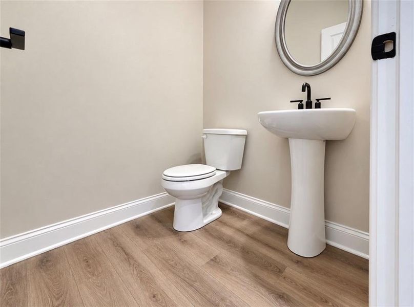 Furnished interior view inside a new home in Wehunt Meadows, Hoschton (Image 8).