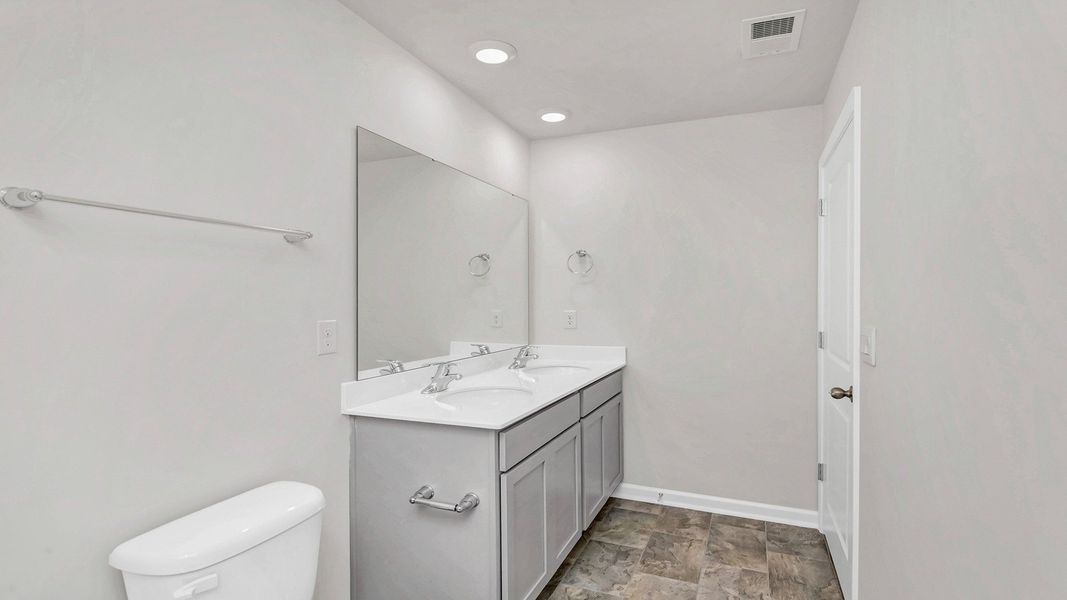 Furnished interior view inside a new home in Hunter's Branch Townhomes, Hopkins (Image 9).