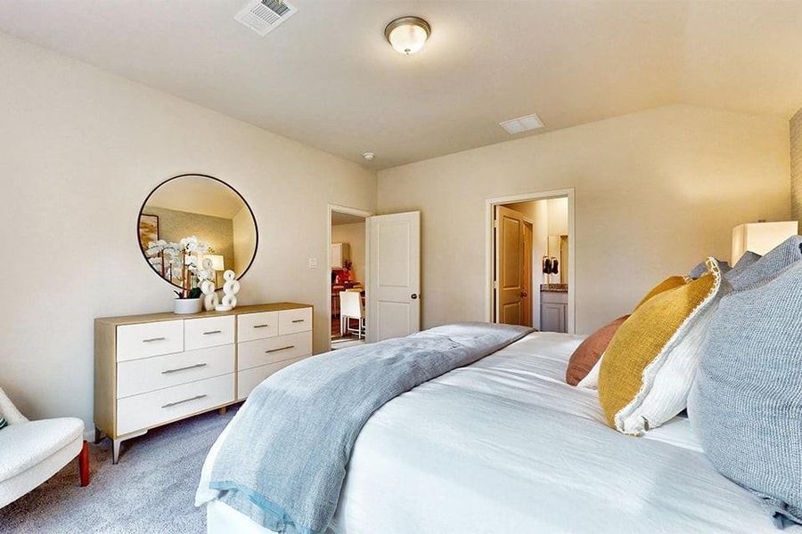 Furnished interior view inside a new home in Boardwalk Estates, Springtown (Image 10).