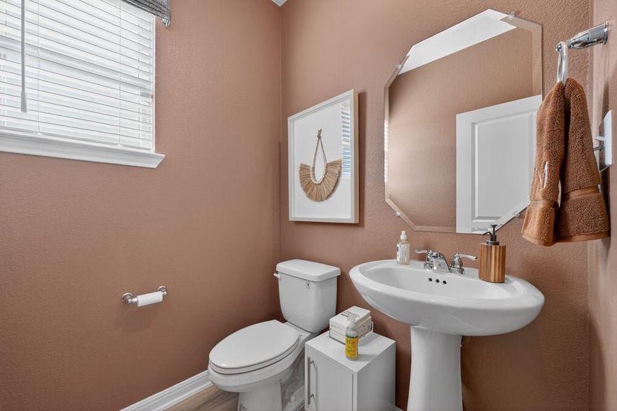 Furnished interior view inside a new home in Turners Crossing, Buda (Image 24). Furnished interior view inside a new home in Turners Crossing, Buda (Image 24).