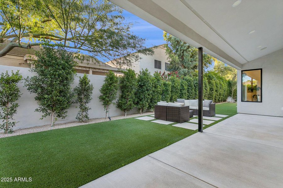 Covered patio Covered patio