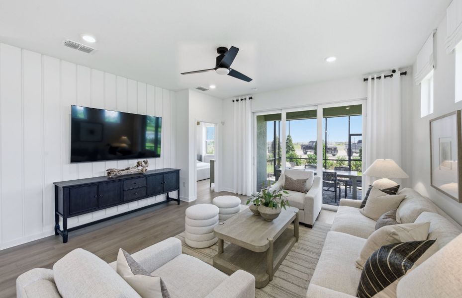 Representative furnished interior of a home built from the Ellenwood by Del Webb in Del Webb Explore North River Ranch, Parrish (Image 5).