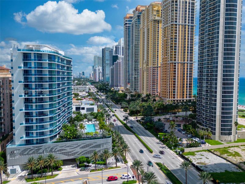 Front exterior of a new home in , Sunny Isles Beach, FL, highlighting curb appeal (Image 23).