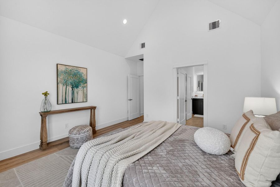 Furnished interior view inside a new home in , Houston (Image 43).