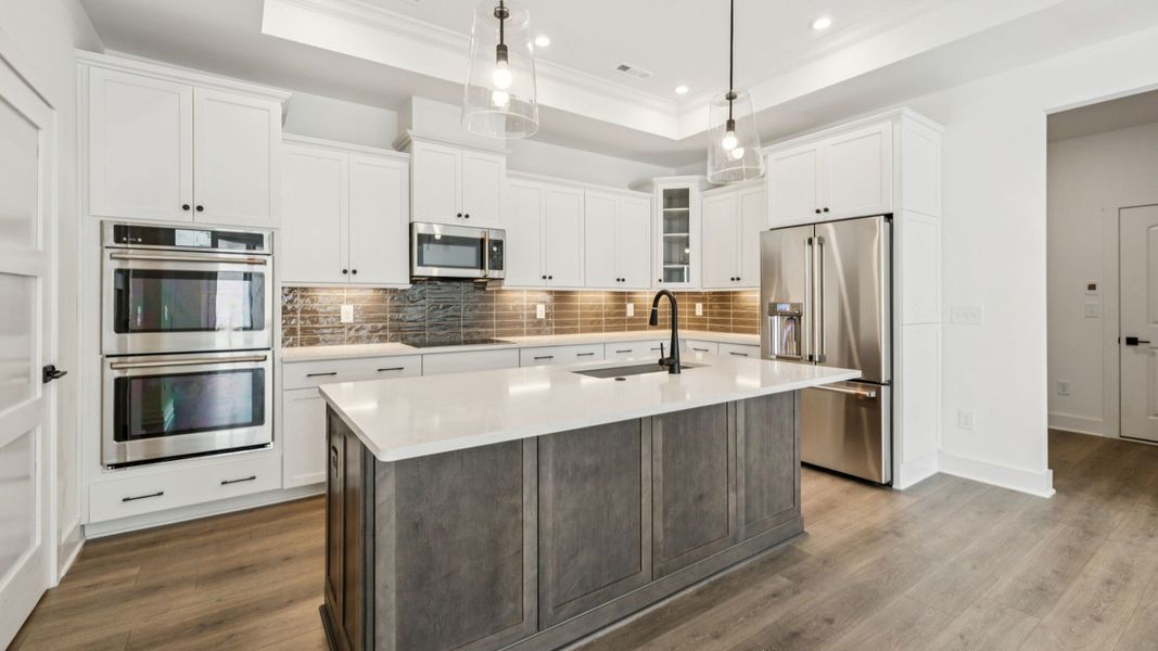 Furnished interior view inside a new home in The Courtyards at Stewarts Creek, Smyrna (Image 17).