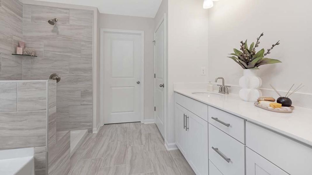 Furnished interior view inside a new home in Sylvan Creek, Denver (Image 14).