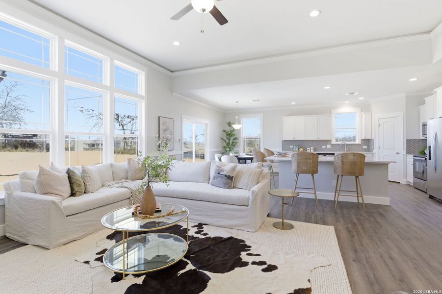 Furnished interior view inside a new home in Lonesome Dove, San Antonio (Image 34).