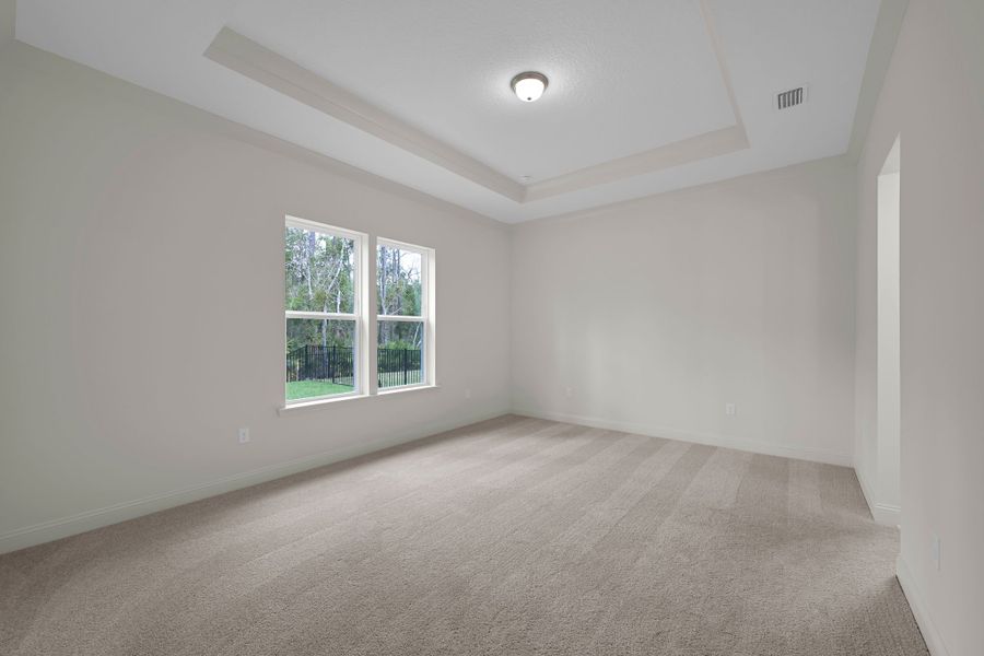 Representative unfurnished interior of a home built from the Hudson II by Riverside Homes in Hidden Creek at SilverLeaf 70' Series, St. Augustine (Image 37).