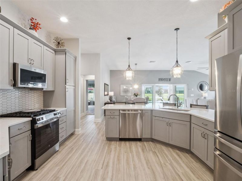 Furnished interior view inside a new home in , The Villages (Image 31).