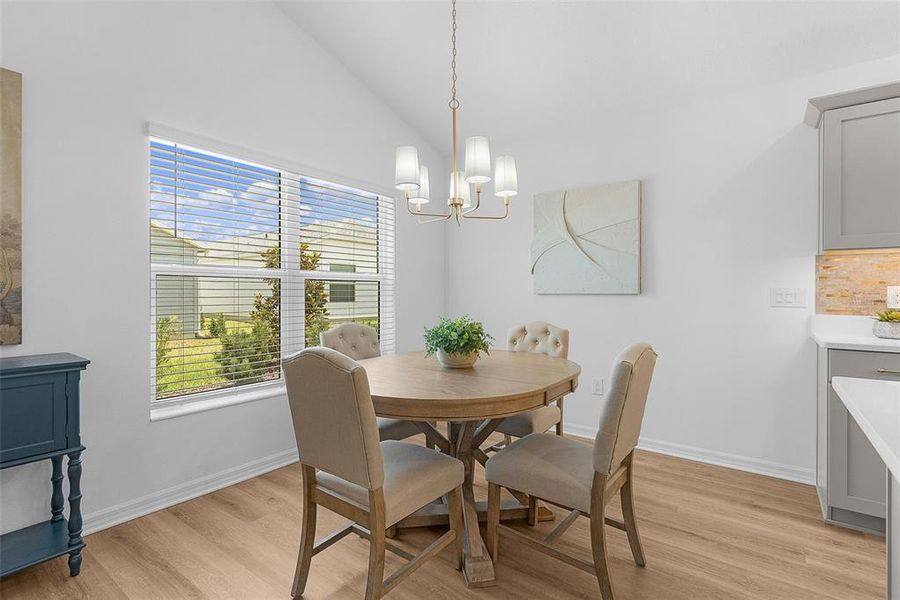 Furnished interior view inside a new home in , The Villages (Image 16).