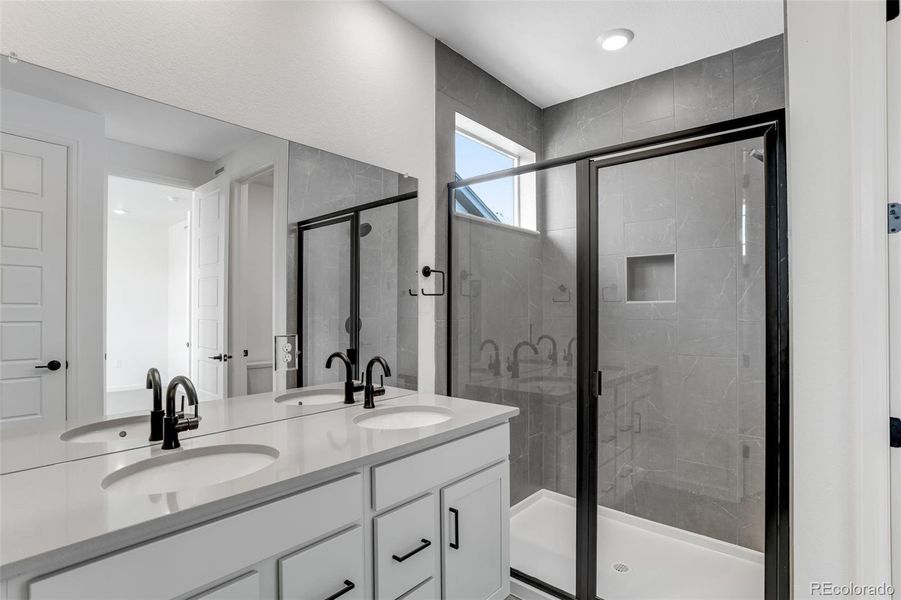 Furnished interior view inside a new home in Sugar Mill Village, Longmont (Image 6).