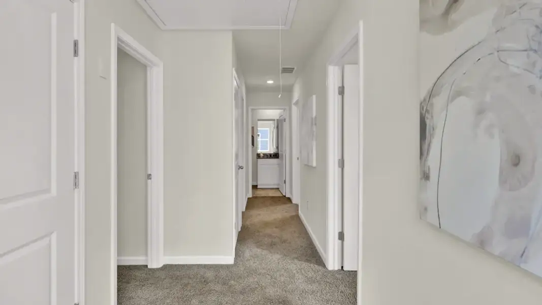 Spacious, unfurnished interior of a new home in Keebler Meadows, Johnson City (Image 22).