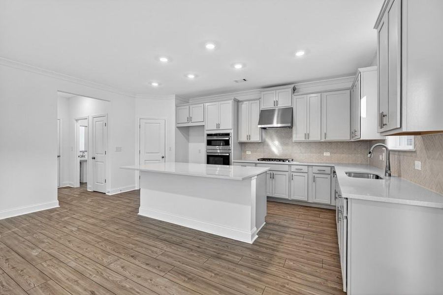 Furnished interior view inside a new home in Bailey Fence, Dacula (Image 7).