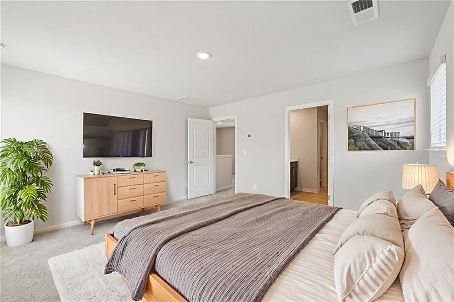 Furnished interior view inside a new home in Avalon - Reserve Series, Conyers (Image 6).