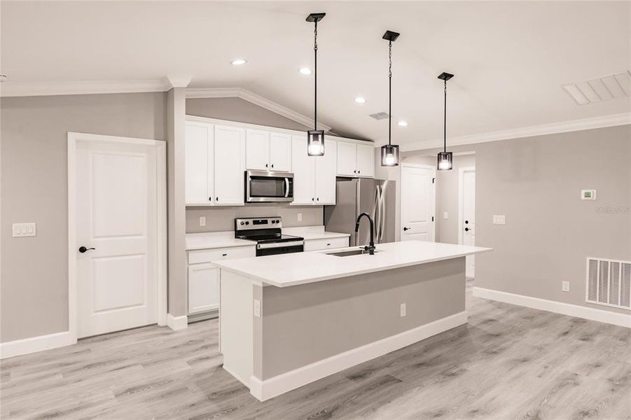 Furnished interior view inside a new home in , Cape Coral (Image 7).