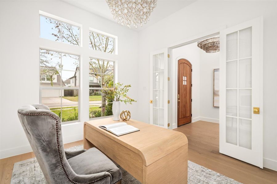 Furnished interior view inside a new home in , Houston (Image 15).