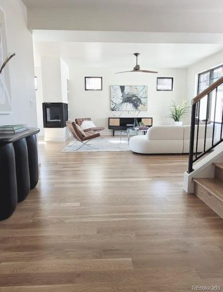 Beautiful solid white oak flooring