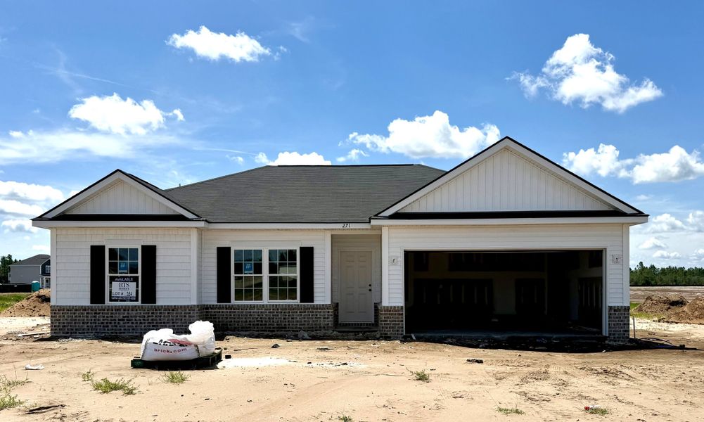 In-progress construction of a new home in The Village at Sassafras, Allenhurst, GA (Image 4). In-progress construction of a new home in The Village at Sassafras, Allenhurst, GA (Image 4).