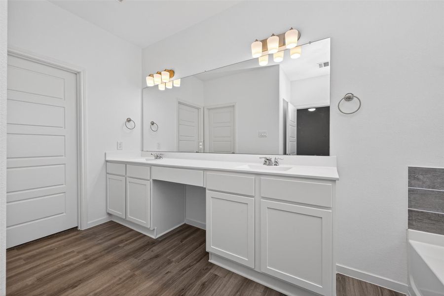 Furnished interior view inside a new home in Enclave at Willis, Willis (Image 19).