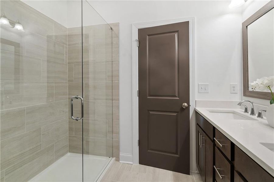Furnished interior view inside a new home in Market Square at Sawnee Village, Cumming (Image 11). Furnished interior view inside a new home in Market Square at Sawnee Village, Cumming (Image 11).