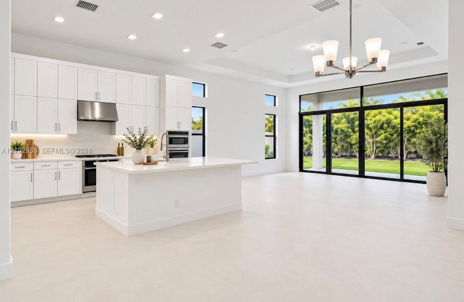 Furnished interior view inside a new home in , Boca Raton (Image 33).