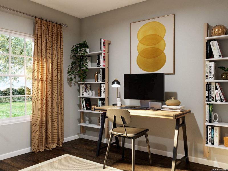 Furnished interior view inside a new home in Cinco Lakes, San Antonio (Image 17). Furnished interior view inside a new home in Cinco Lakes, San Antonio (Image 17).