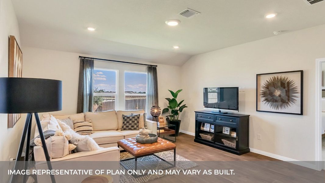 Furnished interior view inside a new home in Bar W Ranch, Leander (Image 20).