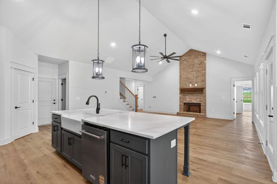 Furnished interior view inside a new home in , Dallas (Image 6).