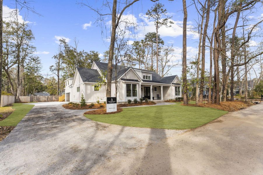 Front exterior of a new home in , Summerville, SC, highlighting curb appeal (Image 43).