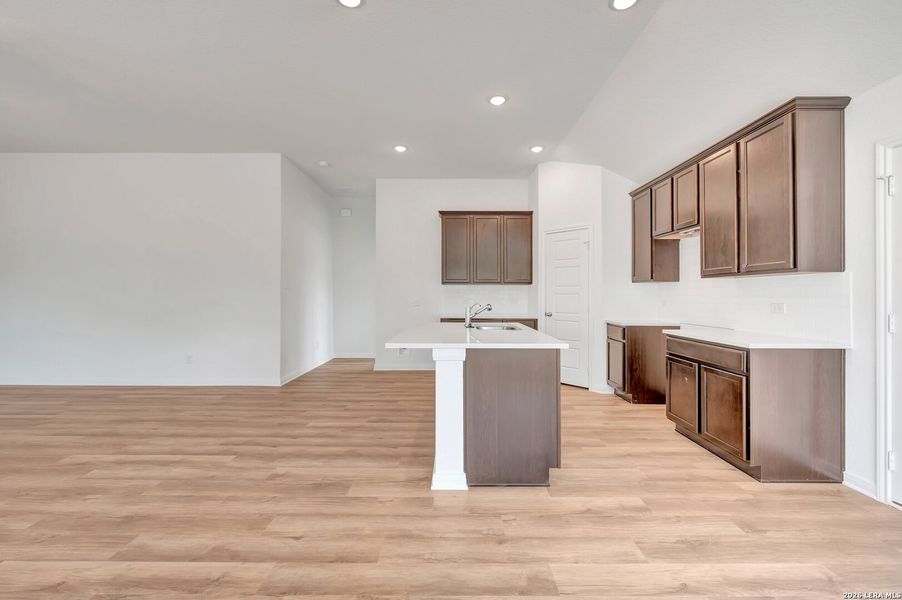 Furnished interior view inside a new home in Chaparral Ranch, Floresville (Image 12).