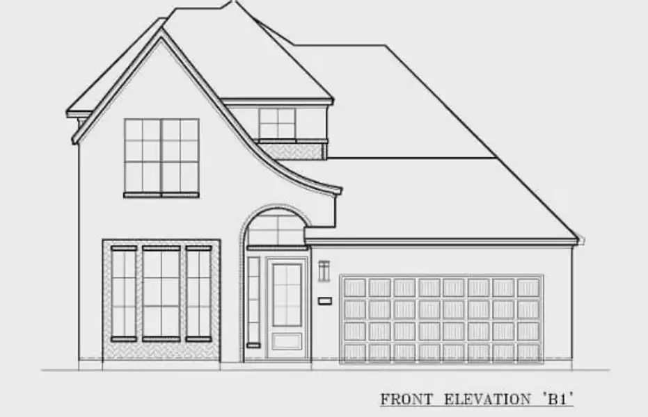 Exterior rendering of this home design in Meridiana 50's and 60's, Manvel, TX (Image 3).