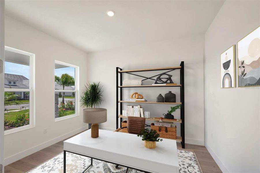 Furnished interior view inside a new home in Palmera Wellen Park - Classic Series, Venice (Image 5).