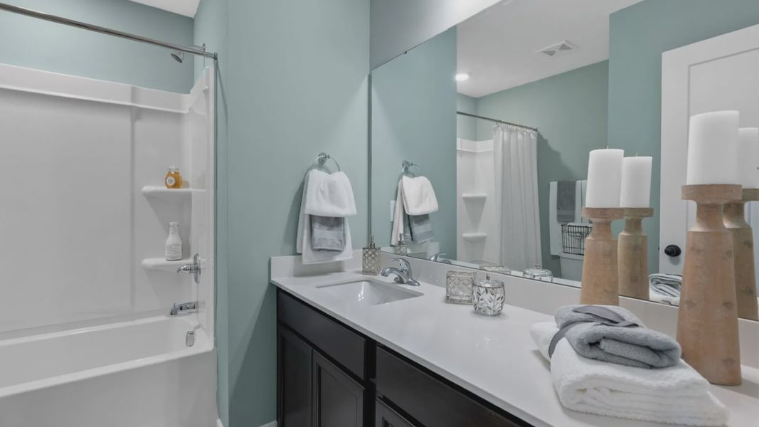 Luxe 2 story townhomes with garage,  elevated ceilings, walk-in closets, & 9-foot kitchen island near Downtown Greenville, SC