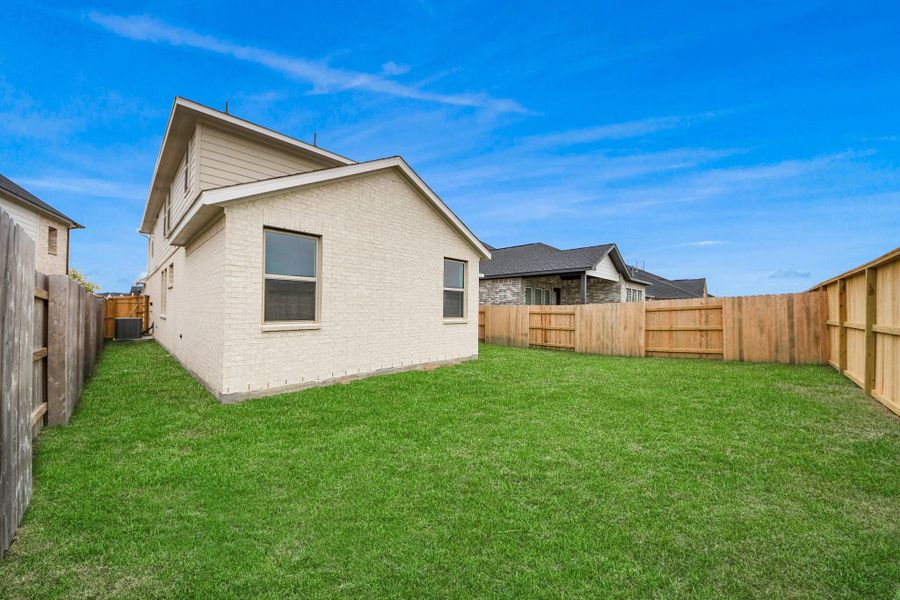 Exterior details and patio area of a home in Elyson, Katy (Image 2).
