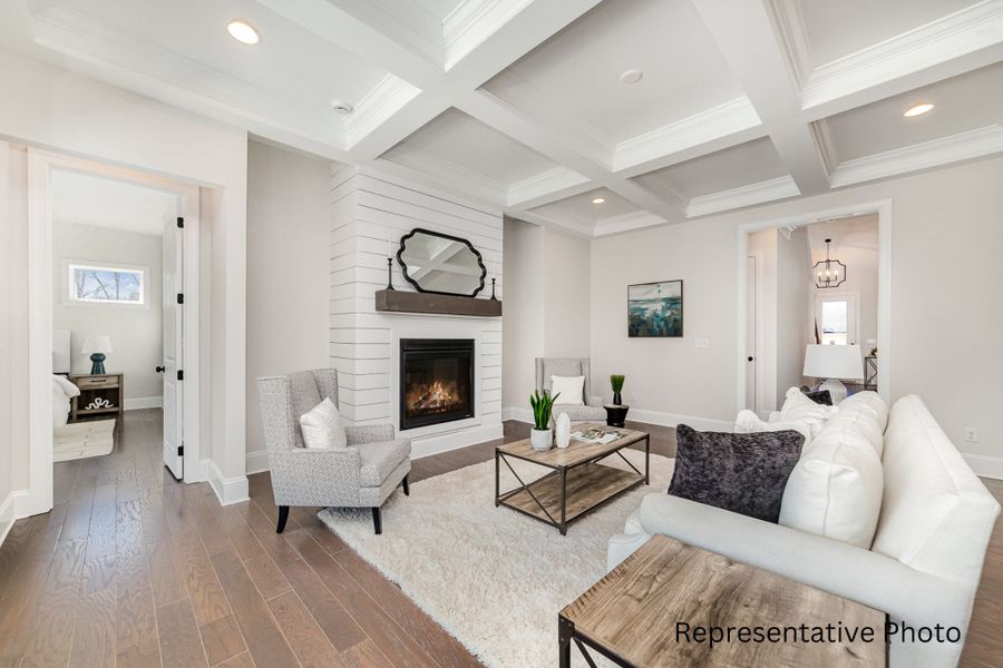 Furnished interior view inside a new home in Shepherds Trace, Clover (Image 9).