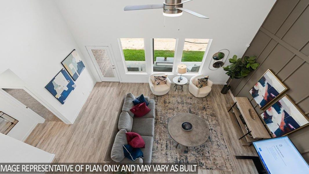Furnished interior view inside a new home in Silverthorne, Conroe (Image 18).