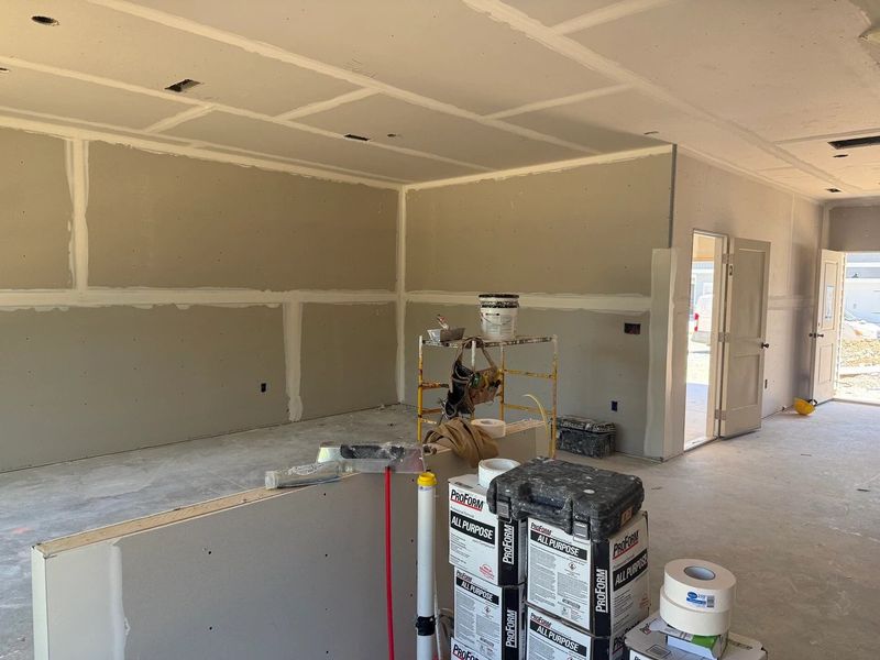 In-progress construction of a new home in Towns at The Point, Rolesville, NC (Image 21).