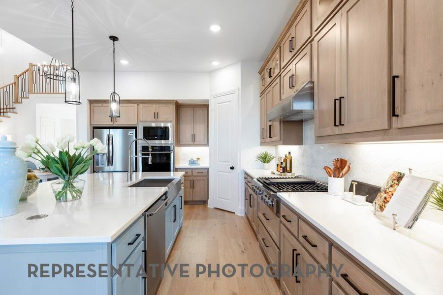 Furnished interior view inside a new home in The George, Richmond (Image 4).