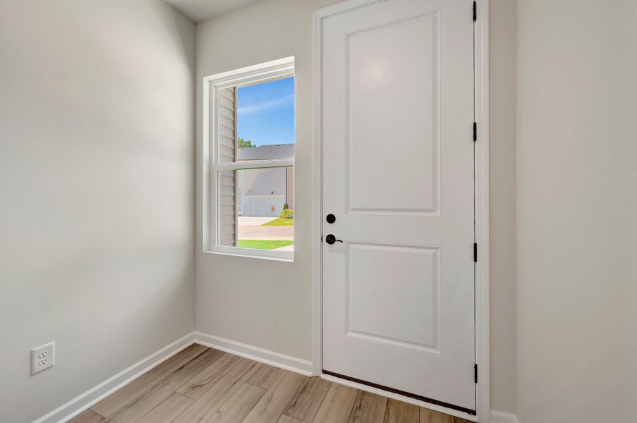 Spacious, unfurnished interior of a new home in Amplitude, Charlotte (Image 11). Spacious, unfurnished interior of a new home in Amplitude, Charlotte (Image 11).