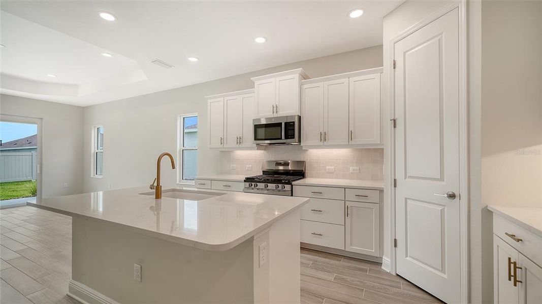 Furnished interior view inside a new home in Canoe Creek, Parrish (Image 10).