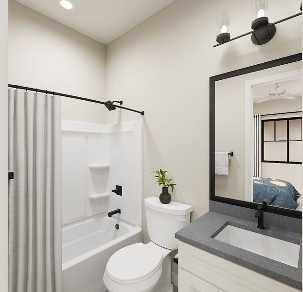 Representative furnished interior of a home built from the Aurora Plan 9001 by Tri Pointe Homes in Emberly, Queen Creek (Image 15). Representative furnished interior of a home built from the Aurora Plan 9001 by Tri Pointe Homes in Emberly, Queen Creek (Image 15).